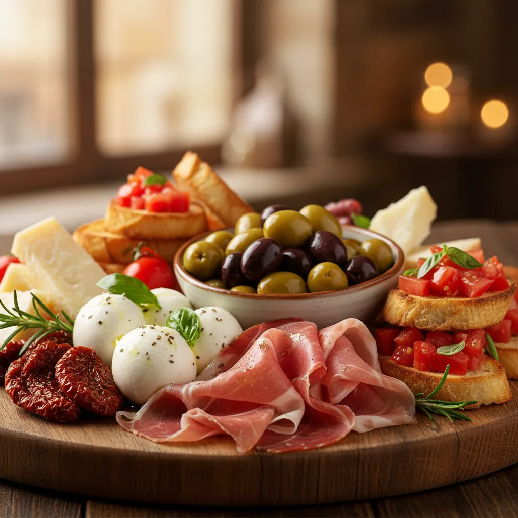Antipasto plank bij Viviamo