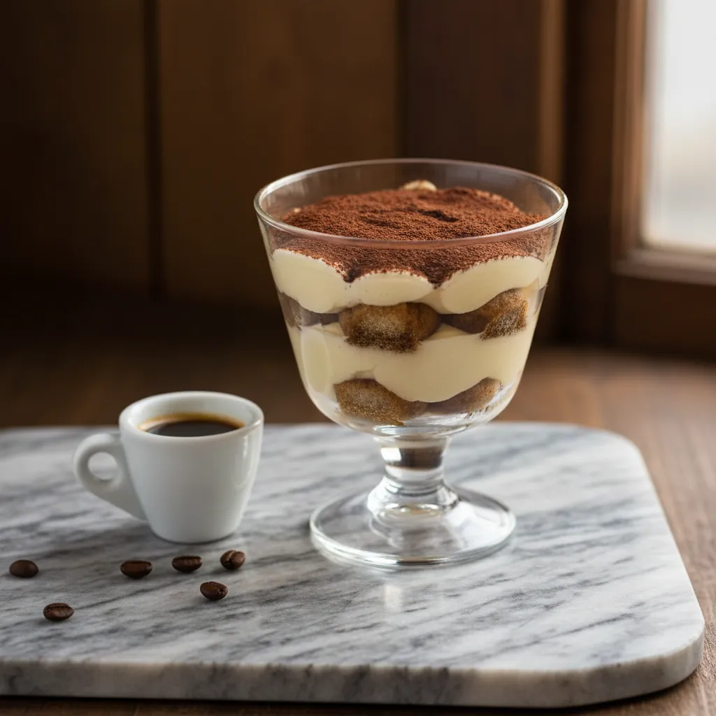 Huisgemaakte tiramisu bij Viviamo